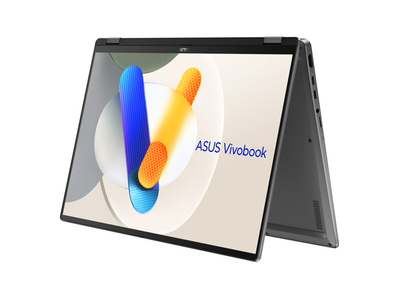 90NB15S1-M00210  Ноутбук ASUS Vivobook 16 Flip TP3607SH-RJ043W/ 16''/ Intel Ultra 7 258V/ 32GB/ 1TB SSD/ Nvidia RTX 5050 8GB/ (3200x1800)/ Win11Home/ Gray/ Wi-Fi/ BT/ CAM/ USB/ HDMI 2