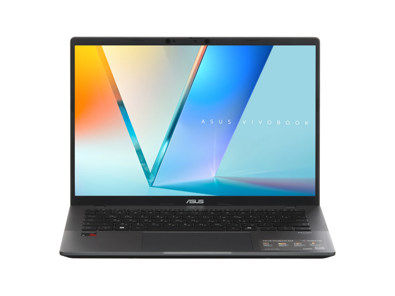 90NB16B2-M004B0  Ноутбук Asus VivoBook S14 S3407QA-SF044W/ 14''/ Snapdragon X X1-26-100/ 16GB/ 1TB SSD/ Qualcomm Adreno/ (1920x1200)/ Win11Home/ grey/ Wi-Fi/ BT/ CAM/ 2xUSB/ 2xUSB-C/ HDMI