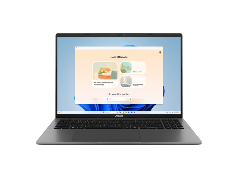 90NB16I2-M00720  Ноутбук ASUS Vivobook S16 S3607CA-SH100/ 16''/ Intel Ultra 5 225H/ 16GB/ 512GB SSD/ Intel Arc/ (1920x1200)/ DOS/ Matte Gray/ Wi-Fi/ BT/ CAM/ 2xUSB/ 2xUSB-C/ HDMI