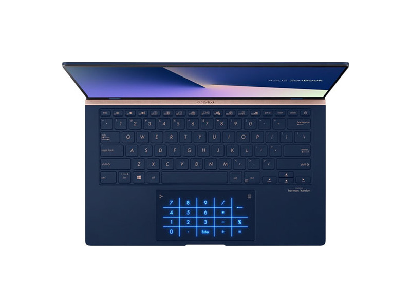 90NB0MP5-M07340  Ноутбук ASUS Zenbook 14 UX433FLC-A5230T Core i5-10210U/ 8Gb/ 512GB SSD/ Intel UHD 620/ NumberPad/ 14''FHD IPS AG (1920x1080)/ NVIDIA GeForce MX250 2Gb/ Cam infra 3D/ Windows 10 Home/ Illum KB/ 1, 1kg/ Royal blue 1