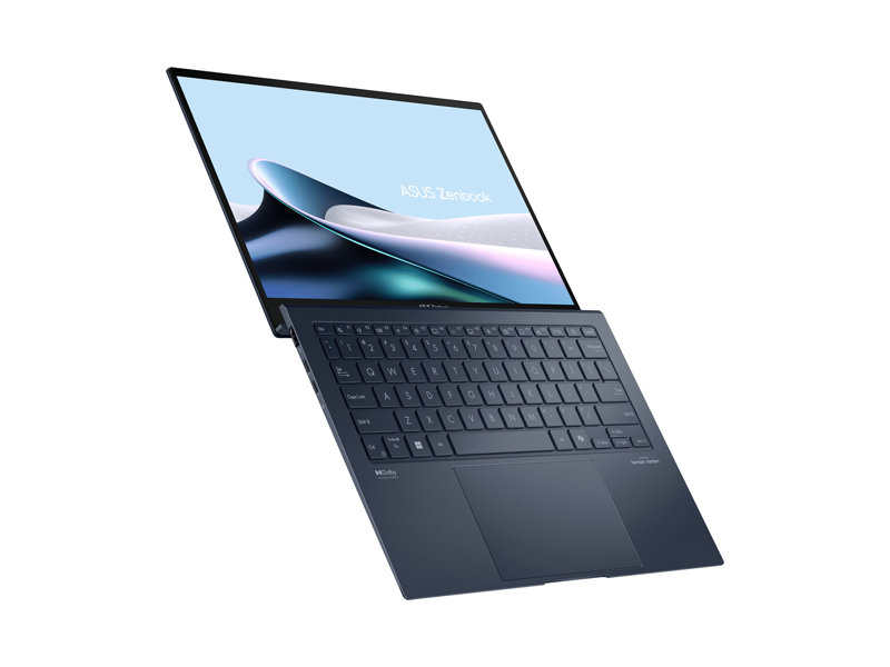 90NB12V3-M00B20  Ноутбук Asus Zenbook S UX5304MA-NQ172 Core Ultra 7 155U 16Gb SSD1Tb Intel Graphics 13.3'' OLED 3K (2880x1800) noOS blue WiFi BT Cam Bag (90NB12V3-M00B20) 1