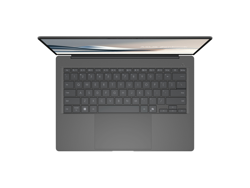 90NB1502-M00DN0 Ноутбук Asus Zenbook 14 UX3407QA-QD267W/ 14''/ Snapdragon X X1-26-100/ 16GB/ 512GB SSD/ Qualcomm Adreno/ (1920x1200)/ Win11Home/ grey/ Wi-Fi/ BT/ CAM/ 3xUSB/ HDMI 3