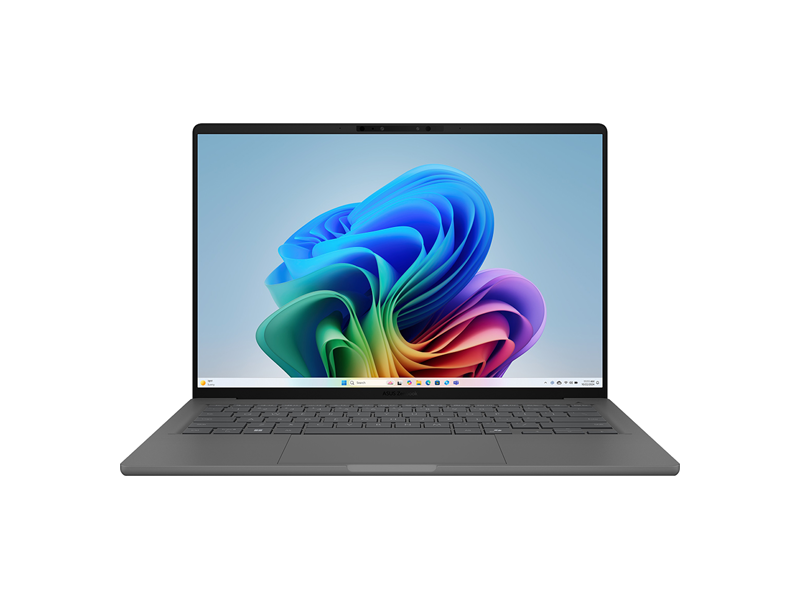 90NB16G2-M00360 Ноутбук ASUS Zenbook UX3407RA-QD038W/ 14''/ Snapdragon X Elite X1E-78-100/ 32GB/ 1TB SSD/ (1920x1200)/ Win11Home/ Iceland Gray/ Wi-Fi/ BT/ CAM/ Thunderbolt/ HDMI