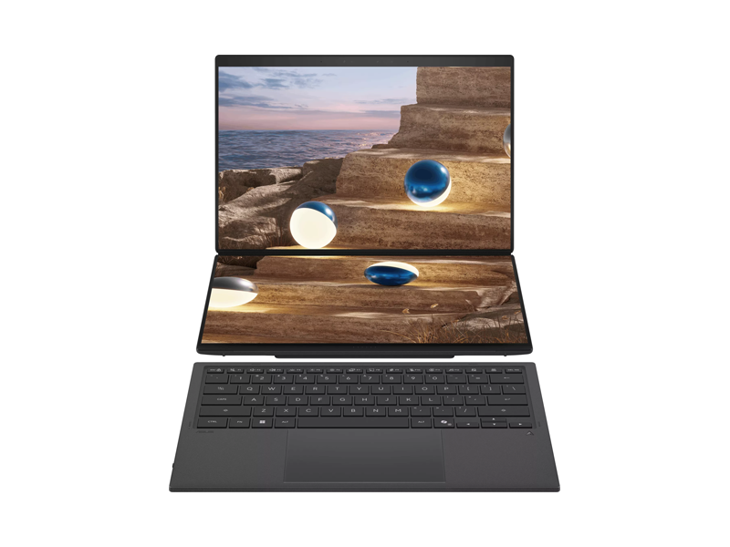 90NB16V1-M00P90  Ноутбук ASUS ZenBook Duo UX8407AA-SN426X/ 14''/ Intel Ultra X7 358H/ 32GB/ 1TB SSD/ Intel Arc/ (2880x1800)/ Win11Pro/ grey/ Wi-Fi/ BT/ CAM/ 2xThunderbolt/ USB/ HDMI 3