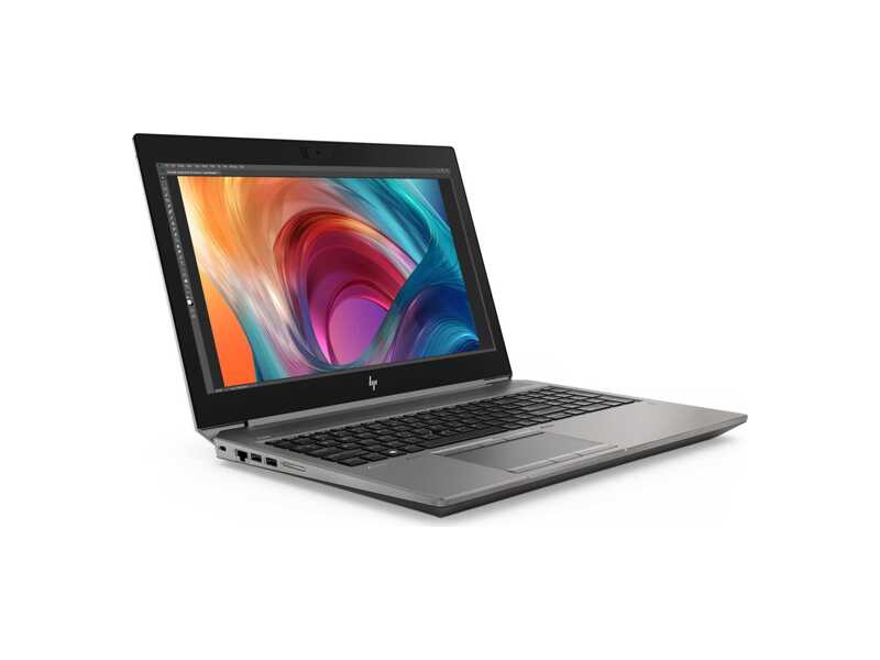 6TR59EA#ACB  Ноутбук HP ZBook 15 G6 Core i7-9750H 2.6GHz, 15.6'' FHD (1920x1080) IPS AG, nVidia Quadro T1000 4Gb GDDR5, 16Gb DDR4-2666(1), 512Gb SSD, 90Wh LL, FPR, 2.6kg, 3y, Silver, Win10Pro