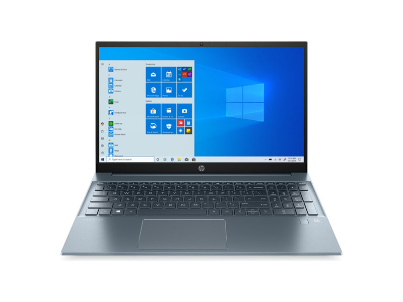 3B3E8EA#ACB  Ноутбук HP Pavilion 15-eg0100ur 15.6''(1920x1080 IPS)/ Intel Core i3 1125G4(2Ghz)/ 8192Mb/ 512PCISSDGb/ noDVD/ Int:Intel UHD Graphics/ Cam/ WiFi/ 65WHr/ Fog Blue / W10 + fingerprint