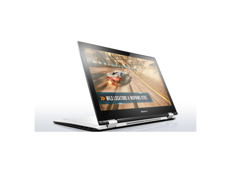 80R5004TRK  Ноутбук Lenovo Yoga 500 14.0 FHD IPS Touch (1920x1080)/ Intel® Core™ i5-6200U DC 2.3GHz/ 4Gb/ 500Gb/ Nvidia GT940M 2Gb/ no ODD/ Win 10 Home/ White