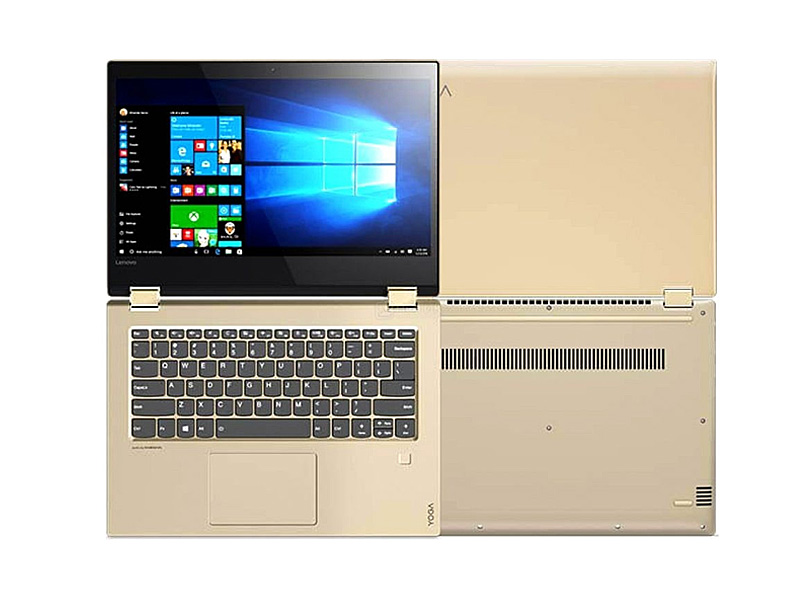 80X8001WRK  Ноутбук Lenovo Yoga 520-14IKB 14.0'' FHD(1920x1080) IPS nonGLARE/ TOUCH/ Intel Core i5-7200U 2.50GHz Dual/ 8GB/ 1TB+128GB SSD/ GF 940MX 2GB/ noDVD/ WiFi/ BT4.1/ 1.0MP/ 4in1/ 3cell/ 1.70kg/ W10/ 1Y/ GOLD 1