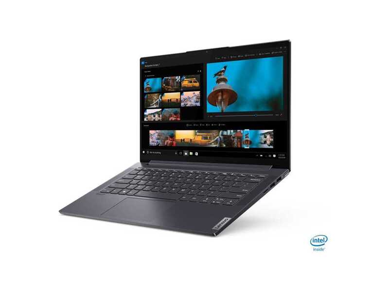 82A3004PRU  Ноутбук Lenovo Yoga Slim7 14ITL05 14''(1920x1080)/ Intel Core i5 1135G7(2.4Ghz)/ 16384Mb/ 512SSDGb/ noDVD/ Int:Intel Iris Xe Graphics/ Cam/ BT/ WiFi/ 60WHr/ 1.4kg/ grey/ W10 1