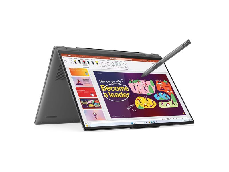 83DL0002US  Ноутбук Lenovo Yoga 7 2-in-1 16IML9/ 16''/ Intel Ultra 7 155U/ 16GB/ 1TB SSD/ Intel Arc/ (1920x1200)/ Win11Home/ storm grey/ 2xThunderbolt/ 2xUSB/ HDMI 1