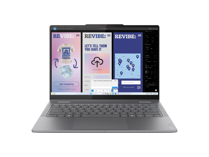 83JQ003FRK  Ноутбук Lenovo Yoga 7 2-in-1 14ILL10/ 14''/ Intel Core Ultra 7 256V/ 16GB/ 1TB SSD/ Intel Arc graphics/ (1920x1200)/ Win11Home/ luna grey/ USB/ 2xUSB-C/ HDMI