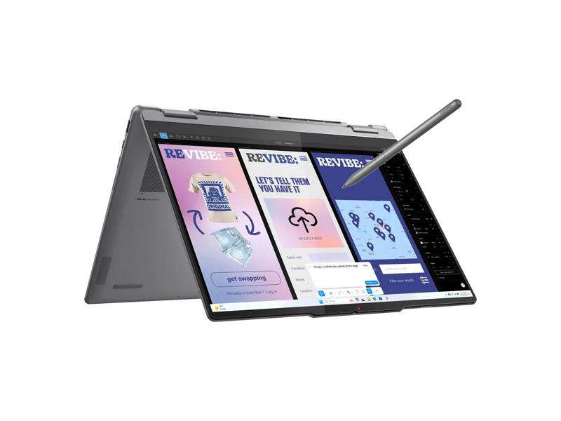 83JQ00D0SA  Ноутбук Lenovo Yoga 7 2-in-1 14ILL10/ 14''/ Intel Ultra 5 226V/ 16GB/ 512GB SSD/ Intel Arc 130V/ (1920x1200)/ Win11Pro/ grey/ Wi-Fi/ BT/ CAM/ 2xThunderbolt/ 2xUSB/ HDMI 3