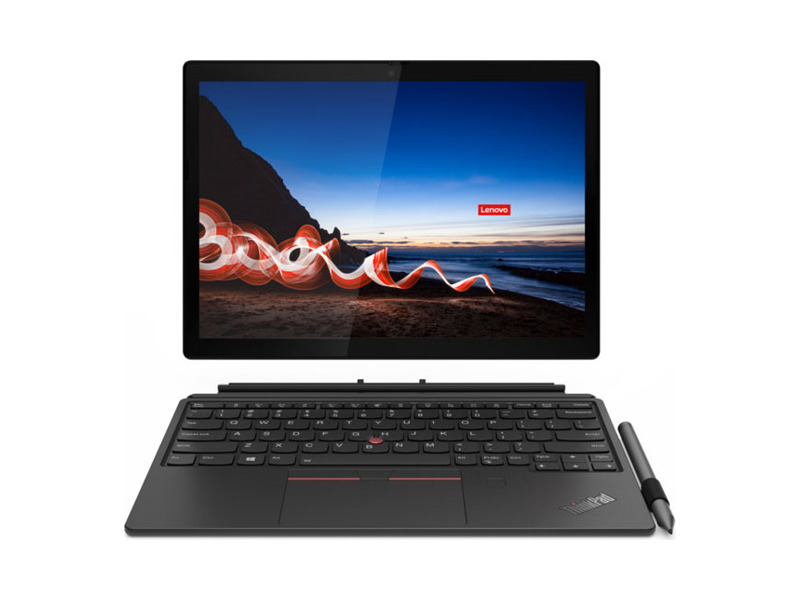 20UW000MRT  Ноутбук Lenovo ThinkPad X12 Detachable G1 T Core-i5 1130G7/ 8Gb/ SSD256Gb/ Intel Iris Xe graphics/ 12.3''/ IPS/ Touch/ FHD+ (1920x1280)/ Windows 10 Professional 64/ black/ WiFi/ BT/ Cam
