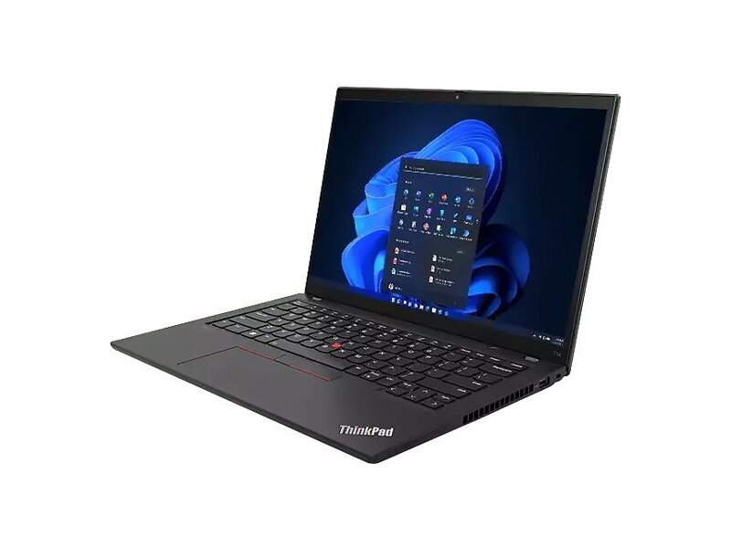21AH00BPUS  Ноутбук Lenovo ThinkPad T14 14.0'' IPS WUXGA (1900x1200) Intel Core i5-1235U 3.3GHz, 16GB RAM, 512GB NVMe SSD, 52.5Wh, Win11 Pro ENG (ОС:ENG; Keyb:ENG, Powercord US)
