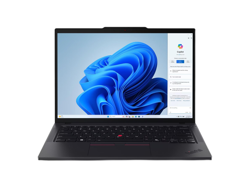 21MC004YUS  Ноутбук Lenovo ThinkPad T14 G5/ 14''/ AMD Ryzen 7 PRO 8840U/ 32GB/ 512GB SSD/ AMD Radeon 780M/ (1920x1200)/ Win11Pro/ black/ Wi-Fi/ BT/ CAM/ 2xUSB/ 2xUSB-C/ HDMI/ RJ45