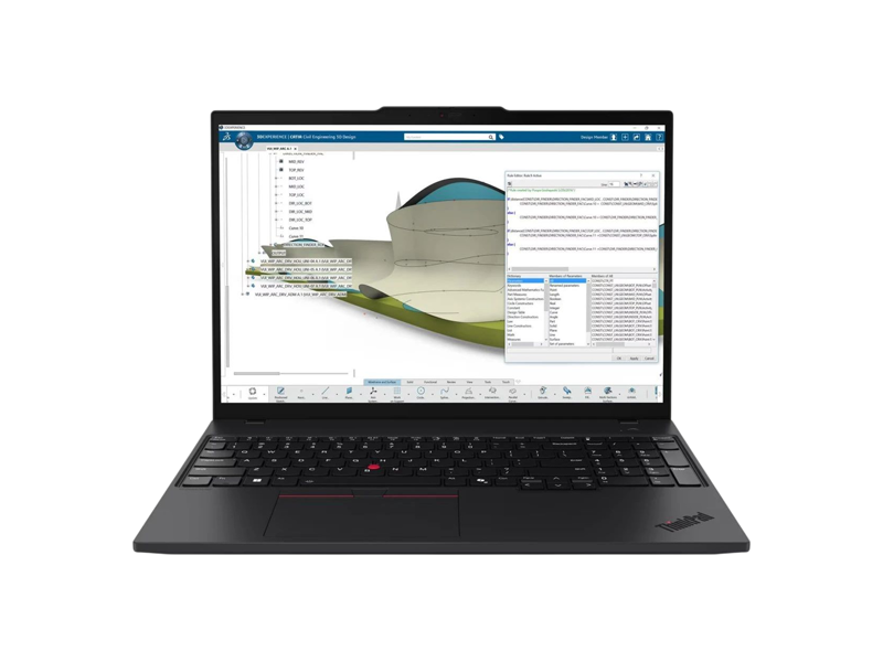 21QSS16N00  Ноутбук Lenovo ThinkPad P16s G4/ 16''/ AMD Ryzen AI 7 350/ 32GB/ 1TB SSD/ AMD Radeon 860M/ (3840x2400)/ DOS/ black/ Wi-Fi/ BT/ CAM/ 2xUSB/ 2xUSB-C/ HDMI/ RJ45