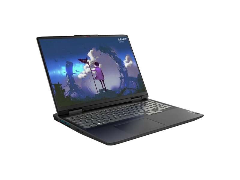 82SA005ERU  Ноутбук Lenovo IdeaPad Gaming 3 16IAH7 16''(1920x1200 IPS)/ Intel Core i5 12450H(2Ghz)/ 16384Mb/ 512SSDGb/ noDVD/ Ext:nVidia GeForce RTX3050Ti(4096Mb)/ Cam/ BT/ WiFi/ 71WHr/ 2.6kg/ onyx grey/ Win11Home + 170W, RU kbd