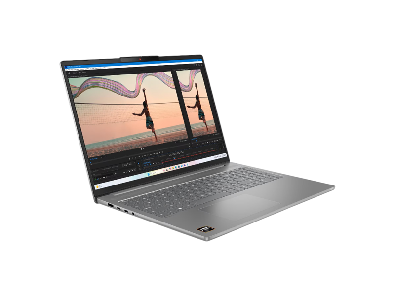 83HY000VRK  Ноутбук Lenovo IdeaPad Slim 5 16AKP10/ 16''/ AMD Ryzen AI 7 350/ 32GB/ 1TB SSD/ AMD Radeon 860M/ (2880x1800)/ DOS/ luna grey/ Wi-Fi/ BT/ CAM/ 2xUSB/ 2xUSB-C/ HDMI