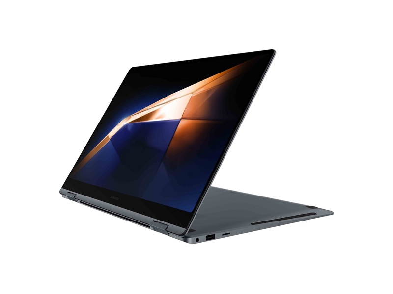 NP960QGK-LG1IN  Ноутбук Samsung Galaxy Book4 Pro 360 16'' (2880x1800 AMOLED)/ Touch/ Intel Core Ultra 7 155H(1.4Ghz)/ 16384Mb/ 512PCISSDGb/ noDVD/ Int:Intel Arc graphics/ Cam/ BT/ WiFi/ 76WHr/ 1.66kg/ Moonstone Gray/ Win11Home + Eng kbd 3 pin 1