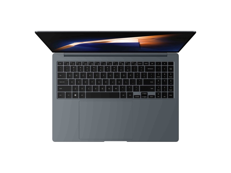 NP960XGK-LG3IN  Ноутбук Samsung Galaxy Book4 Pro 16'' (2880x1800 AMOLED)/ Touch/ Intel Core Ultra 7 155H(1.4Ghz)/ 16384Mb/ 1024PCISSDGb/ noDVD/ Int:Intel Arc graphics/ Cam/ BT/ WiFi/ 76WHr/ 1.56kg/ Moonstone Gray/ Win11Home + Eng kbd 3 pin 1