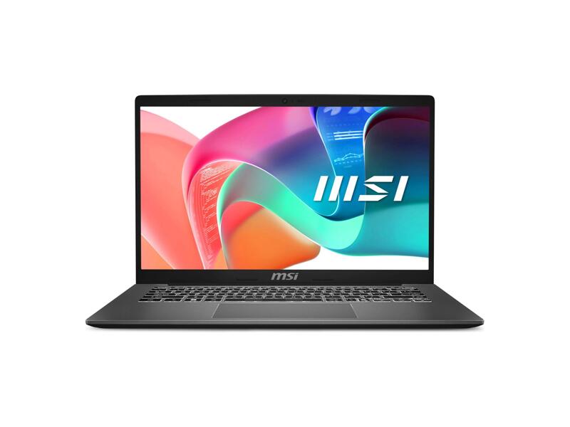 9S7-14S111-499  Ноутбук MSI Modern 14 F1MG-499RU/ 14''/ Intel Core 5 120U/ 16GB/ 512GB SSD/ Intel Graphics/ (1920x1080)/ Win11Pro/ grey/ Wi-Fi/ BT/ CAM/ 3xUSB/ USB-C/ HDMI