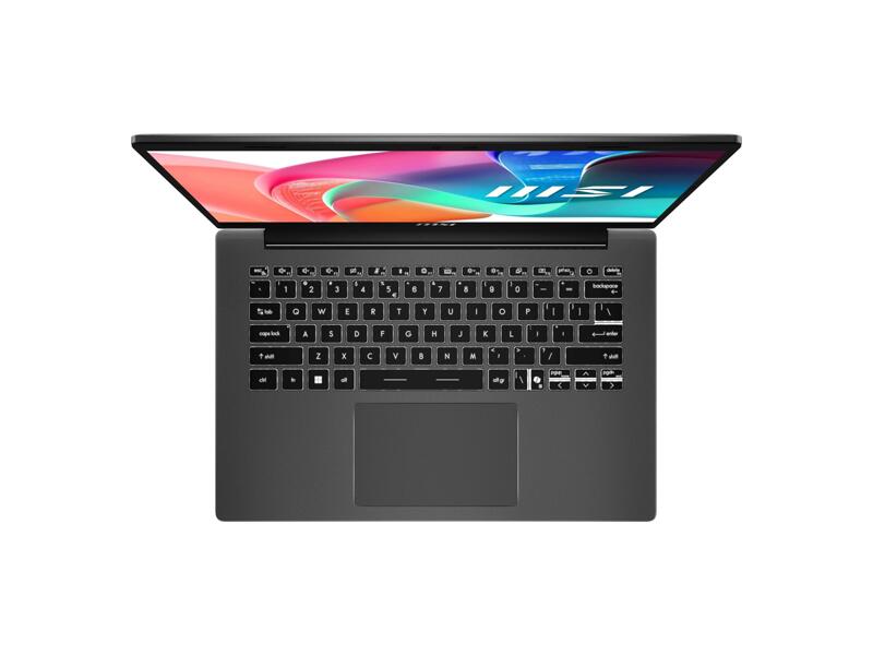 9S7-14S111-656  Ноутбук MSI Modern 14 F1MG-656RU/ 14''/ Intel Core 7 150U/ 16GB/ 512GB SSD/ Intel Graphics/ (1920x1080)/ Win11Pro/ grey/ Wi-Fi/ BT/ CAM/ USB/ USB-C/ HDMI 1