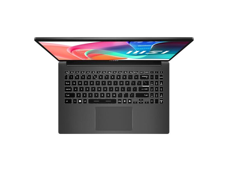 9S7-15S111-1072  Ноутбук MSI Modern 15 F1MG/ 15.6''/ Intel Core 5 120U/ 16GB/ 512GB SSD/ Intel UHD/ (1920*1080)/ DOS/ gray/ Wi-Fi/ BT/ CAM/ 3xUSB/ USB-C/ HDMI/ RJ45 1