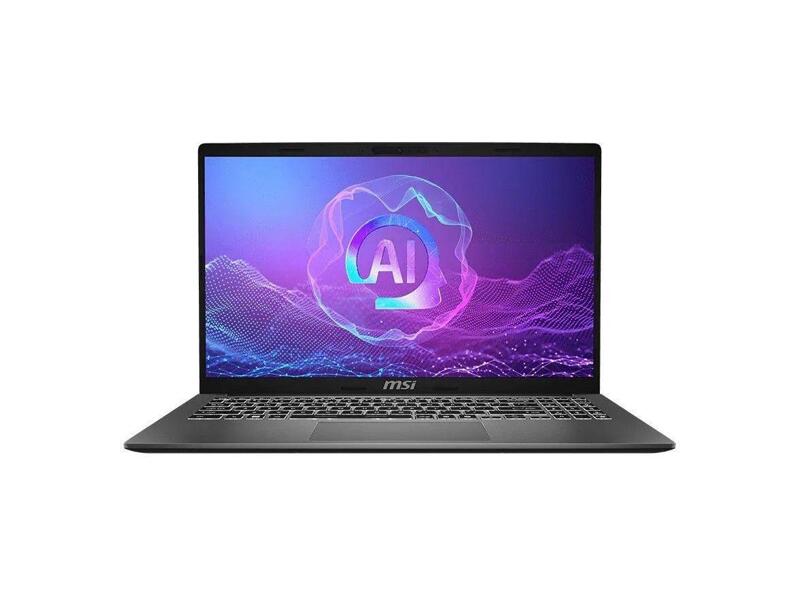 9S7-15SK21-040  Ноутбук MSI Modern A15 AI+ F3HMG-040XRU/ 15.6''/ AMD Ryzen AI 5 330/ 16GB/ 512GB SSD/ AMD Radeon/ (1920x1080)/ DOS/ grey/ Wi-Fi/ BT/ CAM/ 2xUSB/ 2xUSB-C/ HDMI/ RJ45