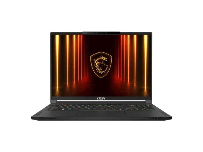 9S7-15FL35-232  Ноутбук MSI Stealth A16 AI+ A3XWHG-232XRU/ 16''/ AMD Ryzen AI 9 HX 370/ 32GB/ 2TB SSD/ NVIDIA GeForce RTX5070Ti 12GB/ (2560x1600)/ DOS/ black/ Wi-Fi/ BT/ CAM/ 2xUSB/ USB-C/ HDMI/ RJ45