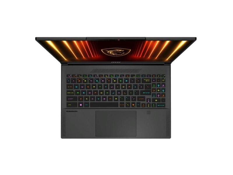 9S7-15FL35-232  Ноутбук MSI Stealth A16 AI+ A3XWHG-232XRU/ 16''/ AMD Ryzen AI 9 HX 370/ 32GB/ 2TB SSD/ NVIDIA GeForce RTX5070Ti 12GB/ (2560x1600)/ DOS/ black/ Wi-Fi/ BT/ CAM/ 2xUSB/ USB-C/ HDMI/ RJ45 1