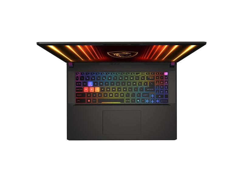 9S7-17S372-240  Ноутбук MSI Vector 17 HX AI A2XWHG-240XRU/ 17''/ Intel Ultra 9 275HX/ 32GB/ 1TB SSD/ NVIDIA GeForce RTX5070Ti 12GB/ (2560x1600)/ DOS/ grey space/ Wi-Fi/ BT/ CAM/ 2xThunderbolt/ 2xUSB/ HDMI/ RJ45 1