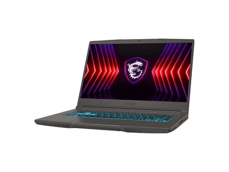 9S7-16R831-2072  Ноутбук MSI Thin 15 B12UCX-2072XRU/ 15.6''/ Intel Core i5 12450H/ 8GB/ 512GB SSD/ NVIDIA GeForce RTX2050 4GB/ (1920x1080)/ DOS/ cosmos gray/ 3xUSB/ USB-C/ HDMI/ RJ45