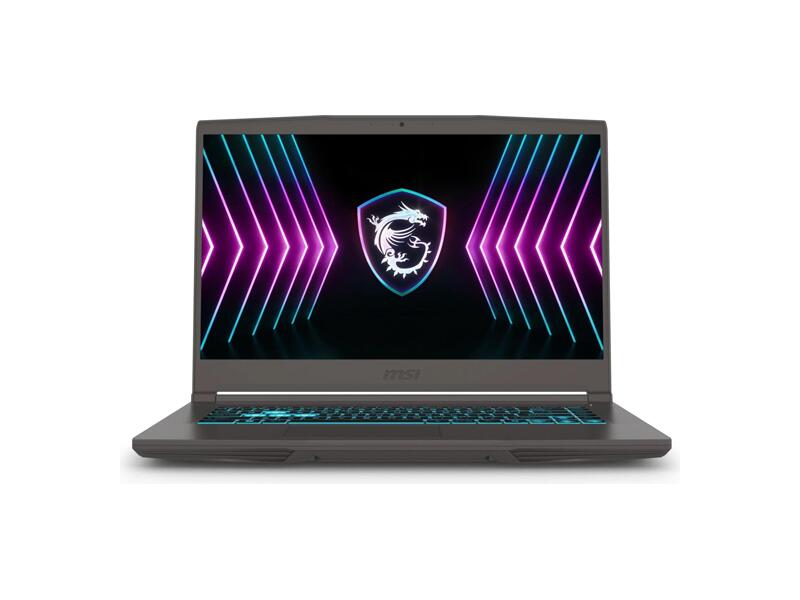9S7-16R831-3602  Ноутбук MSI Thin 15 B2RVE-3602XRU/ 15.6''/ Intel Core 5 210H/ 16GB/ 512GB SSD/ NVIDIA GeForce RTX4050 6GB/ (1920x1080)/ DOS/ grey/ Wi-Fi/ BT/ CAM/ 3xUSB/ USB-C/ HDMI/ RJ45