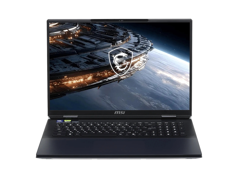 9S7-182411-1049  Ноутбук MSI Titan 18 HX A2WJ-1049RU/ 18''/ Intel Ultra 9 290HX/ 64GB/ 2TB SSD/ NVIDIA GeForce RTX5090 24GB/ (3840x2400)/ Win11black/ Wi-Fi/ BT/ CAM/ 2xThunderbolt/ 3xUSB/ HDMI/ RJ45