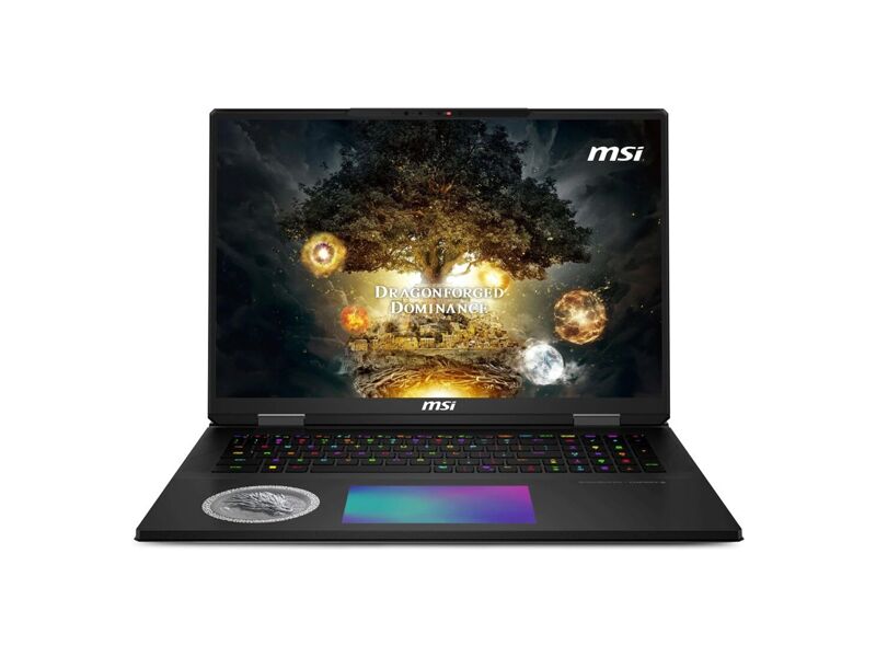 9S7-1824A5-1020  Ноутбук MSI Titan Dragon Edition 18 HX A2XWIG-1020RU/ 18''/ Intel Ultra 9 285HX/ 64GB/ 4TB SSD/ NVIDIA GeForce RTX5080 16GB/ (3840x2400)/ Win11Home/ black/ Wi-Fi/ BT/ CAM/ 2xThunderbolt/ 3xUSB/ HDMI/ RJ45