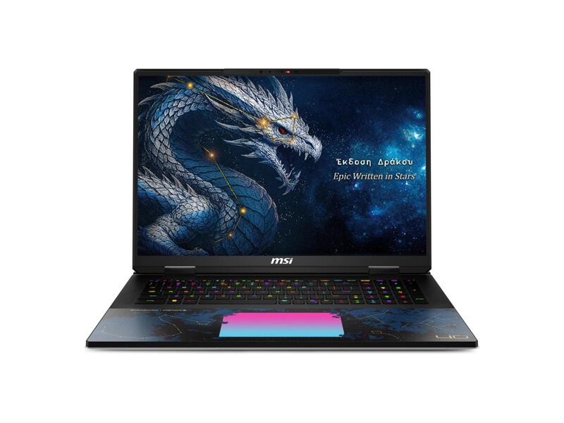 9S7-1824D6-1251  Ноутбук MSI Titan 18 HX Dragon Edition Draco A2WJ/ 18''/ Intel Ultra 9 290HX/ 96GB/ 4TB SSD/ NVIDIA GeForce RTX 5090 24GB/ (3840x2400)/ Win11Home/ 2xThunderbolt/ 3xUSB/ HDMI/ RJ45