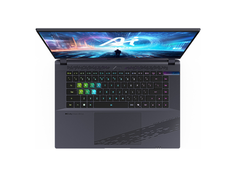 9SG-43KZC54SH  Ноутбук Gigabyte Aorus 16X 16'' Intel Core i7 13650HX/ 16GB/ 1TB SSD/ NVIDIA GeForce RTX4070 8GB/ QHD(2560x1600)/ Windows 11 / grey/ WiFi/ BT/ Cam/ 3xUSB 3.1/ Thunderbolt 4/ HDMI 2