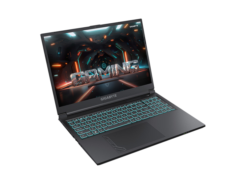 KF-H3KZ853SD  Ноутбук Gigabyte G6 Core i7 13620H 16Gb SSD512Gb NVIDIA GeForce RTX4060 8Gb 16'' IPS FHD+ (1920x1200) Free DOS black WiFi BT Cam (KF-H3KZ853SD)