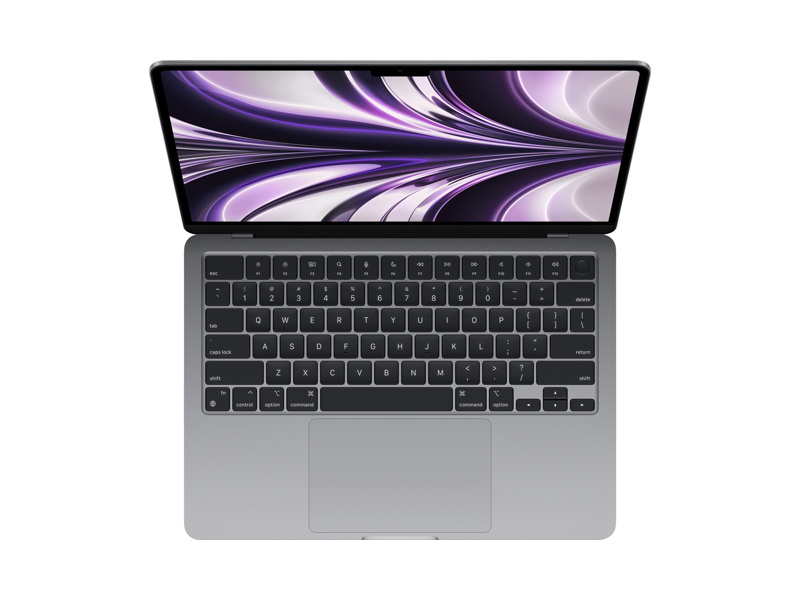 MLXX3ZS/A  Ноутбук Apple 13-inch MacBook Air: Apple M2 with 8-core CPU, 10-core GPU/ 8Gb/ 512GB SSD - Space Gray/ EN 1