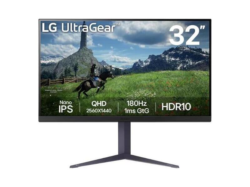 32GS85Q-B  Mонитор LG 32GS85Q-B/ 31.5''/ (2560 x 1440)/ 350cd/ m2/ 1000:1/ 160Hz/ 1ms/ DP/ 2xHDMI/ USB