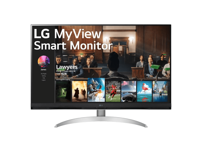 32SQ700S-W  Монитор LG 31.5'' 32SQ700S-W/ LG MyView 32SQ700S-W 4K UHD Smart Monitor, VA, 250cd/ m2, 16:9, 5мс (GtG), 60Hz, 178/ 178, speakers 5Wx2, внешний БП, USB Type-C™ (PD 65 W), 2xHDMI, USB, VESA 100x100 m