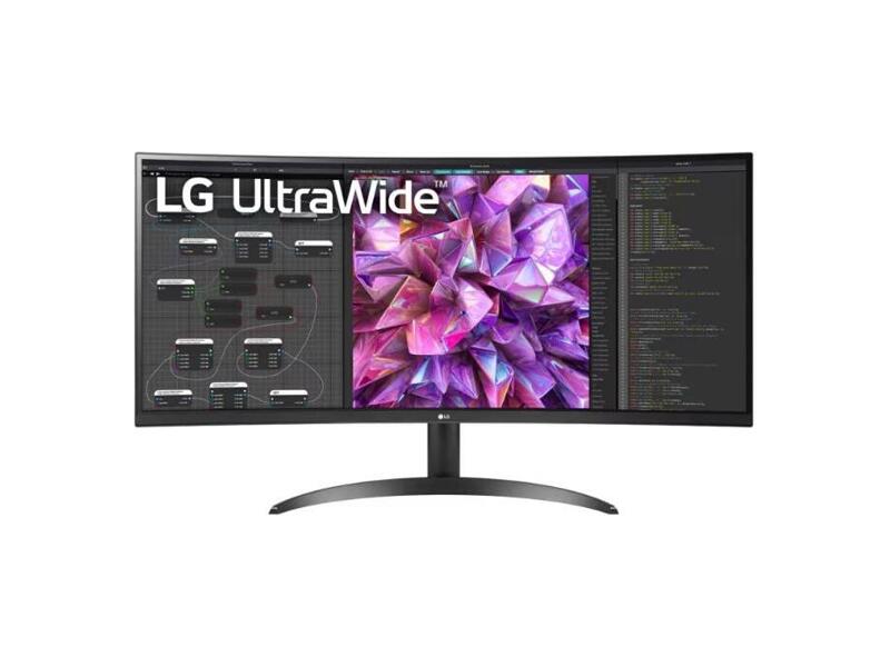 34WQ60C-B  Mонитор LG 34WQ60C-B/ 34''/ (3440 x 1440)/ 21:9/ 400cd/ m2/ 1000:1 / 5ms/ DP/ HDMI