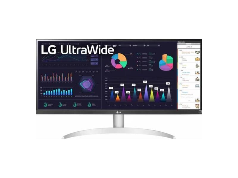 29WQ600-W  Mонитор LG 29WQ600-W/ 29''/ (2560 x 1080)/ 21:9/ 300cd/ m2/ 1000:1/ 100Hz/ 5ms/ DP/ HDMI/ USB