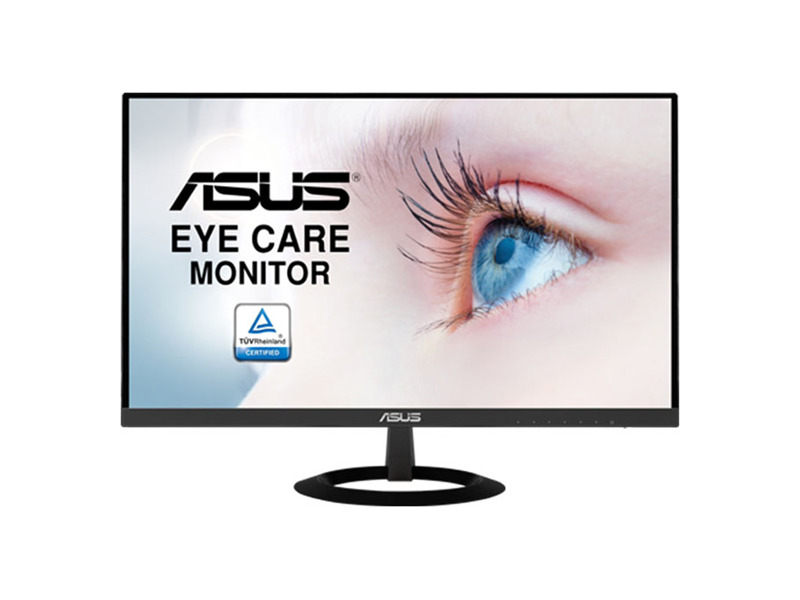 VZ249HE  Монитор ASUS 23.8'' VZ249HE IPS LED, 1920x1080, 5ms, 250cd/ m2, 178°/ 178°, 80mln:1, D-SUB, HDMI, Frameless, Slim Design, Eye Care, Tilt, Black, 90LM02Q0-B01670