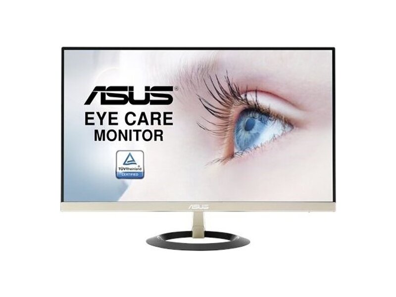 90LM02QC-B02670  Монитор ASUS 23.8'' VZ249Q Wide LED IPS monitor, 16:9, Full HD 1920 x 1080, 5ms(GTG), 250 cd/ m2, 80 M:1, 178°(H), 178°(V), D-Sub, HDMI, DP, speakers 1.5Wx2, Ultra-Slim Design, ASUS Eye Care, Black + Icicle gold