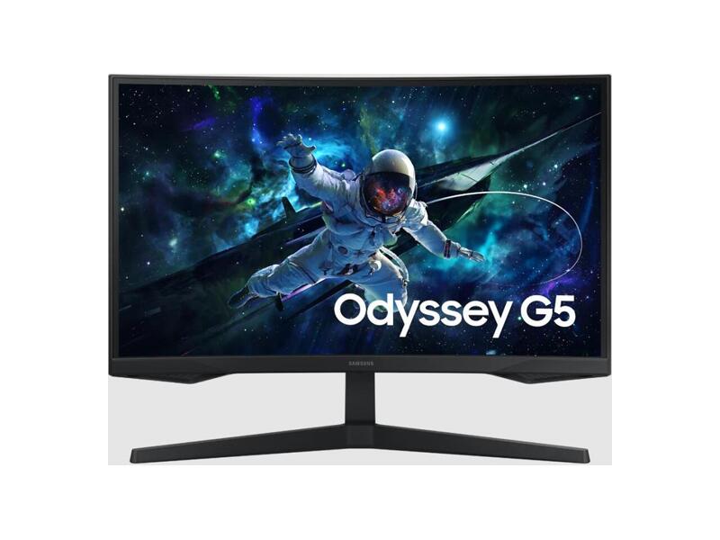 LS27CG550EIXCI  Монитор Samsung 27'' S27CG550EI черный VA LED 1ms 16:9 HDMI M/ M полуматовая Piv 2500:1 300cd 178гр/ 178гр 2560x1440 DP 2K USB 4.1кг