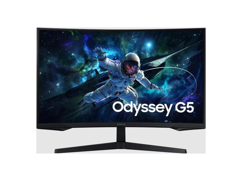 LS32CG550EIXCI  Монитор Samsung 32'' S32CG550EI черный VA LED 16:9 HDMI M/ M матовая 300cd 178гр/ 178гр 2560x1440 165Hz DP 2K USB 5.2кг