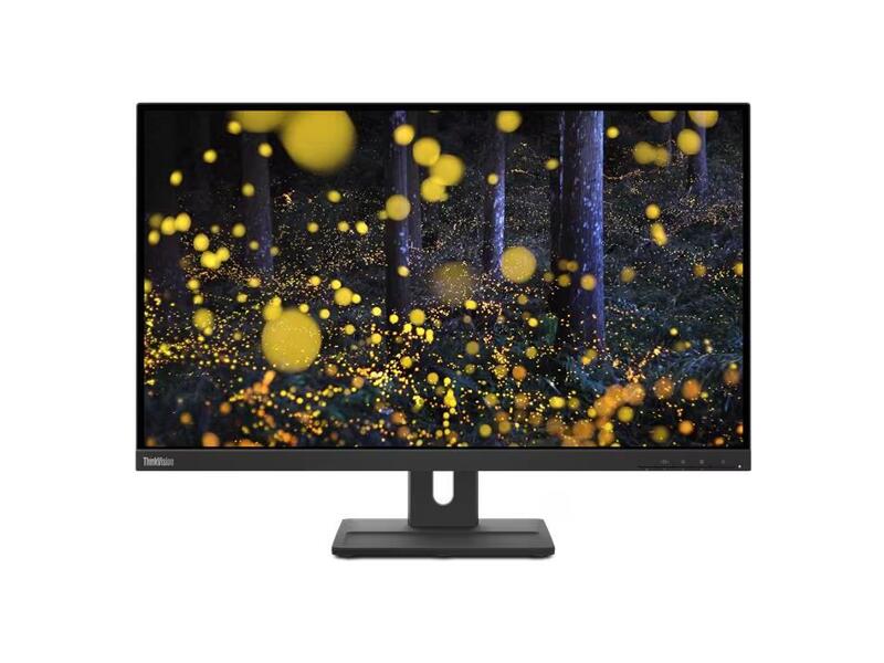 62D0GAR1CB  Монитор Lenovo E27q-20 27'' Black, 16:9, IPS, 2560 x 1440, 4ms, 350cd/ m2, 75Hz, HDMI, DP, SPK, HAS