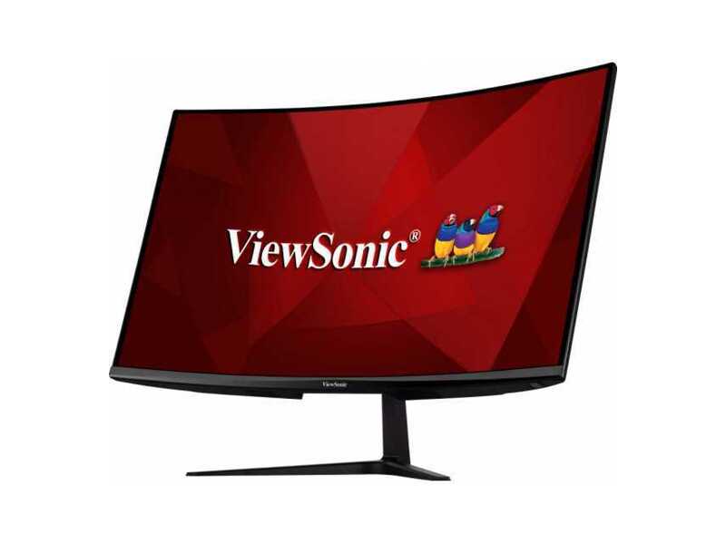 VX3218-PC-MHD  Монитор ViewSonic 31.5'' LCD [16:9] 1920х1080(FHD) VA, Curved, nonGLARE, 300cd/ m2, H178°/ V178°, 4000:1, 80M:1, 16, 7 миллионов цветов, 1ms, VGA, 2xHDMI, DP, Tilt, Speakers, 3Y, Black 2
