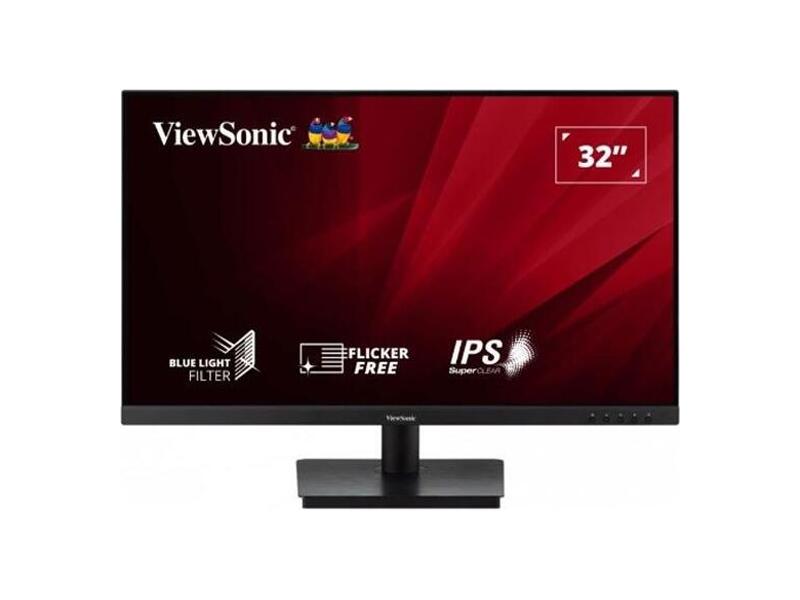 VA3209-2K-MHD Монитор ViewSonic 31.5'' VA3209-2K-MHD черный IPS LED 4ms 16:9 HDMI M/ M матовая 1200:1 250cd 178гр/ 178гр 2560x1440 DP 2K 6.9кг